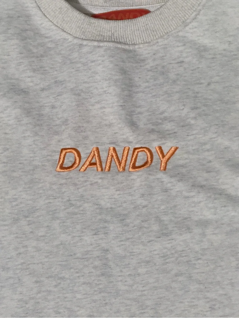 Dandy Worldwide Let’s Watch The Sunset Sweatshirt Gray Embroidered Size M